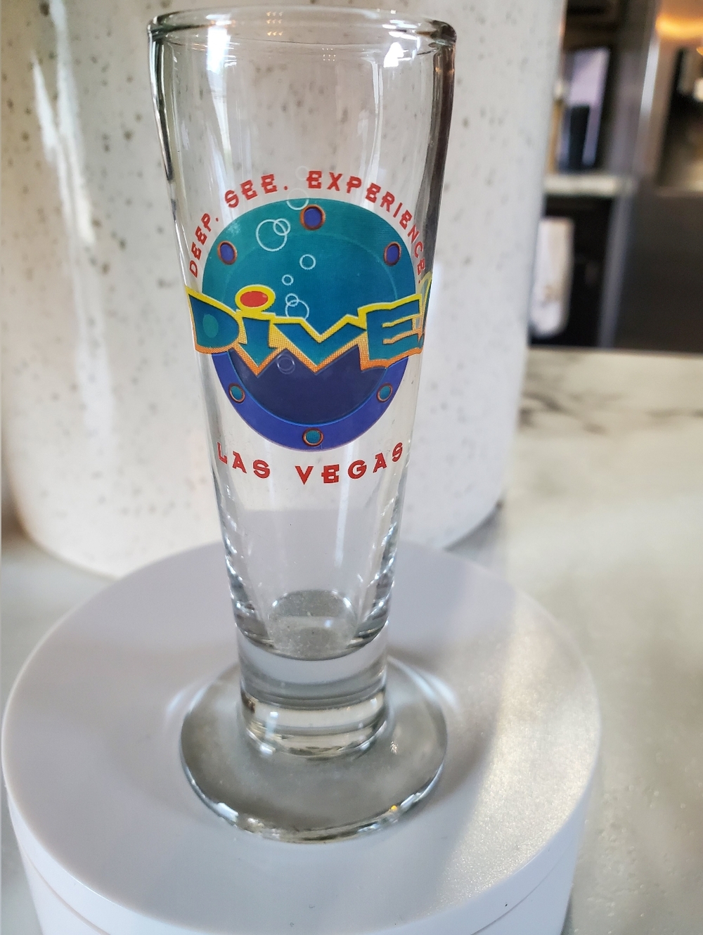 Dive Las Vegas DEEP SEE EXPERIENCE Shot Glass